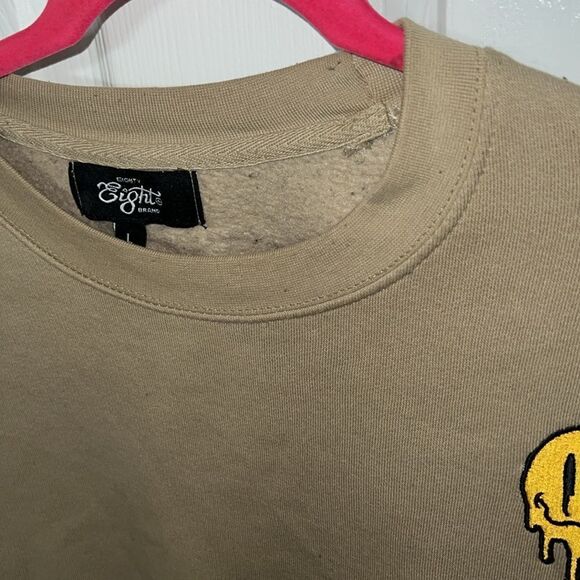 Sweatshirt with Yellow Smiley Patch - Picture 4 of 5